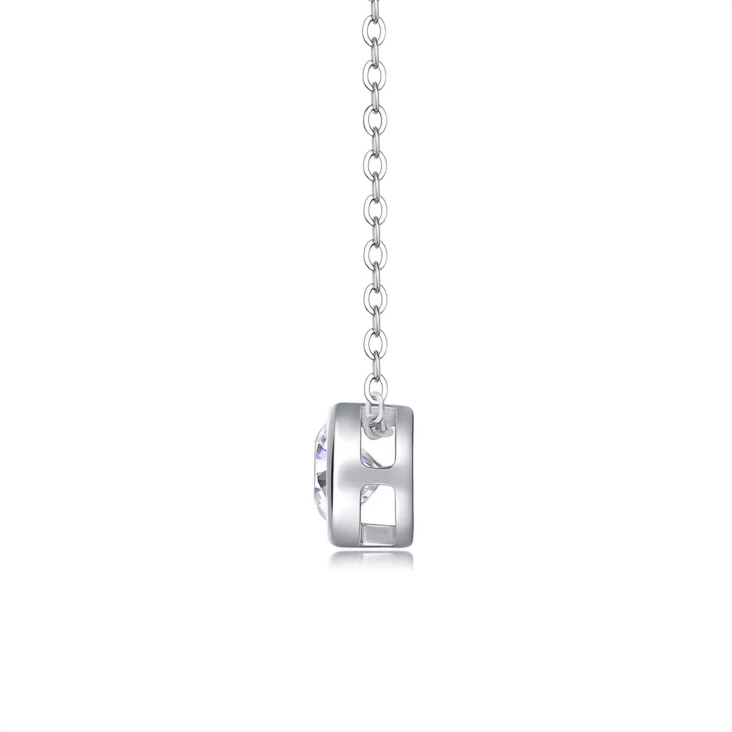 1-Carat Moissanite Necklace for Women