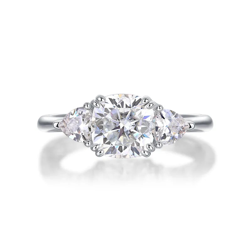 Engagement Ring with Cushion Cut