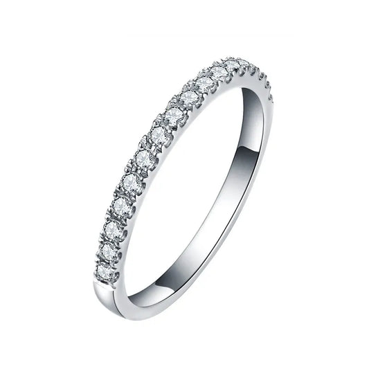 Moissanite Band Ring