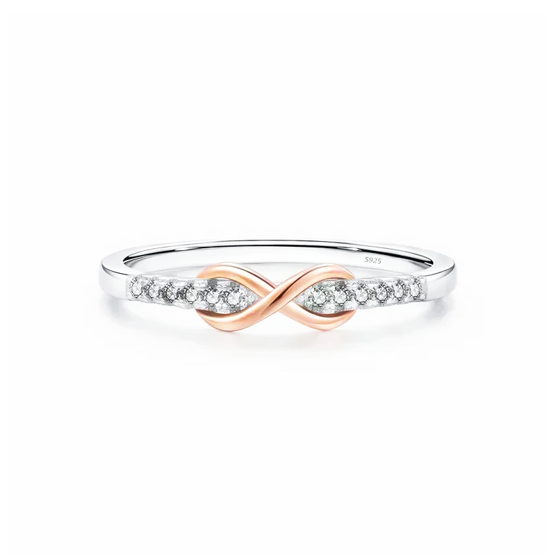 Rose Gold Infinity Ring