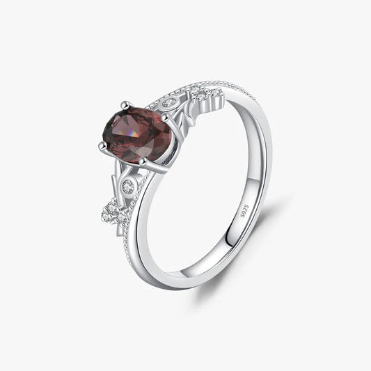 Solitaire Oval-Cut Ring