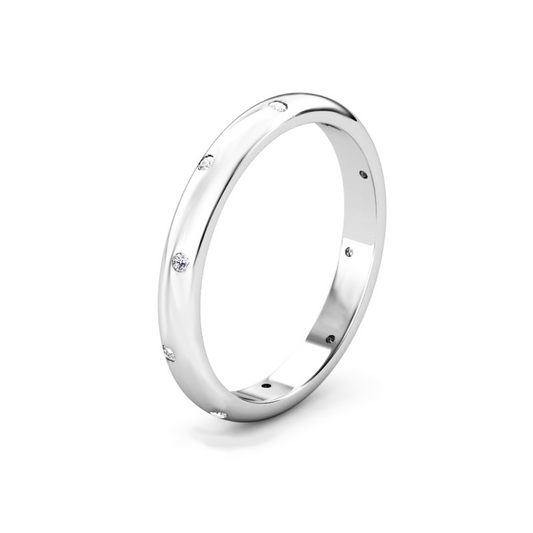 Moissanite Band Ring