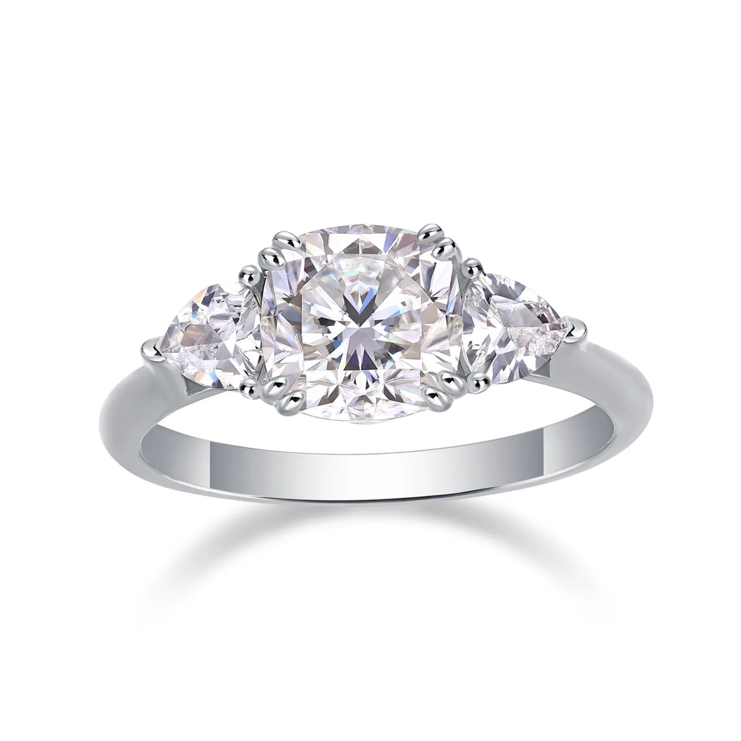 Engagement Ring with Cushion Cut