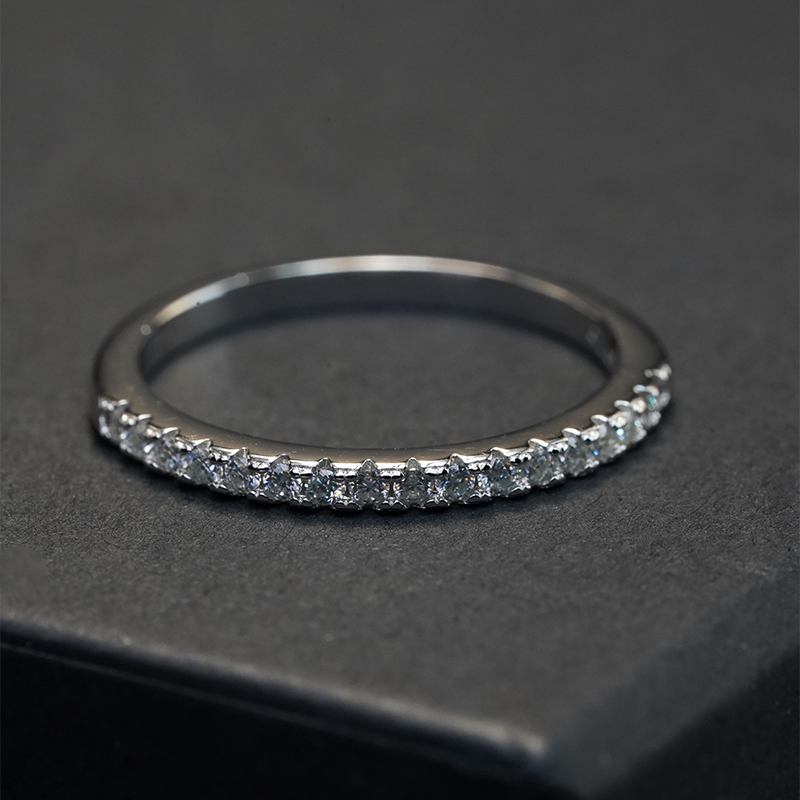 Moissanite Band Ring