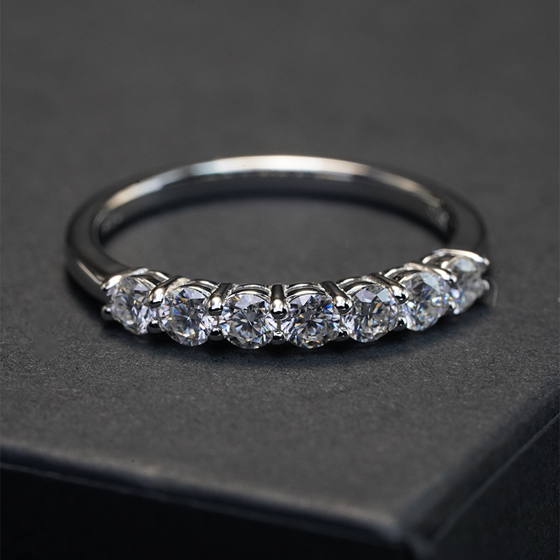 Moissanite Band Ring