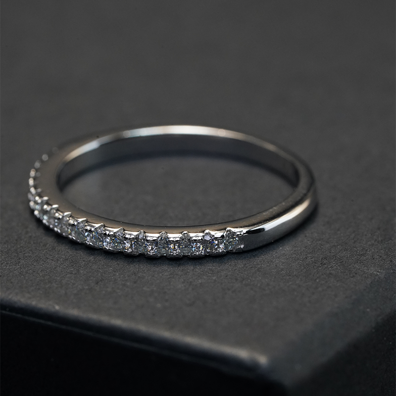 Moissanite Band Ring