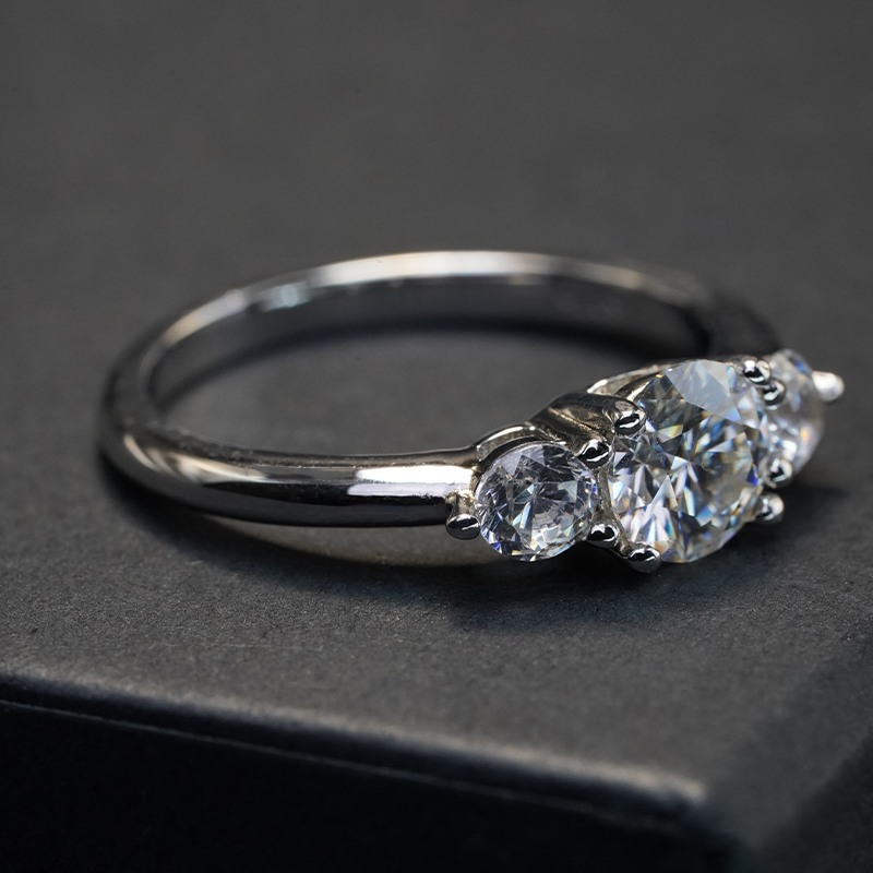 Engagement Ring with Cushion Cut