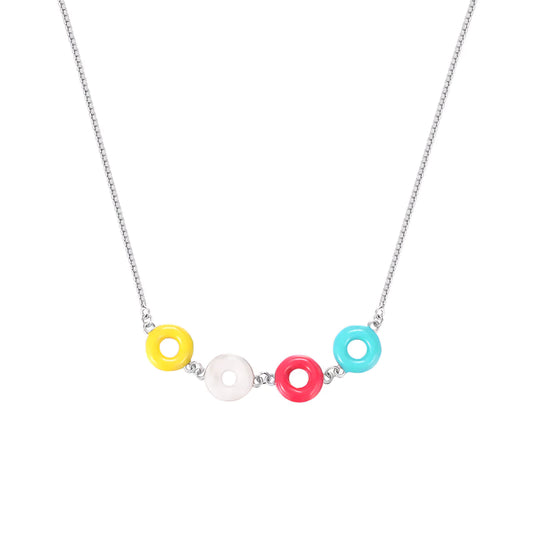 Colorful Donut Necklace