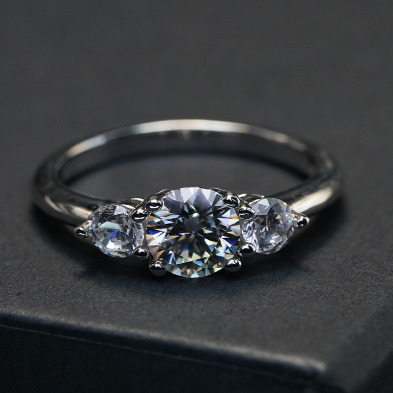 Engagement Ring with Cushion Cut