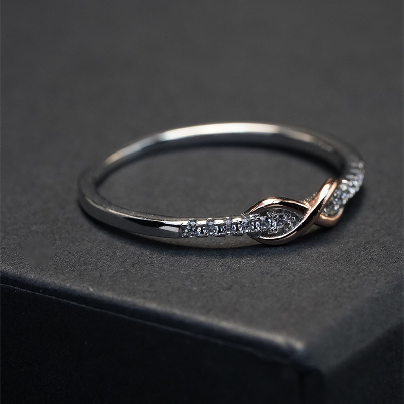 Rose Gold Infinity Ring