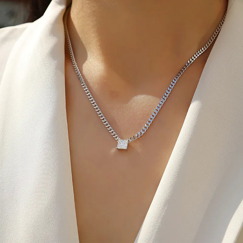 Moissanite Cuban Necklace