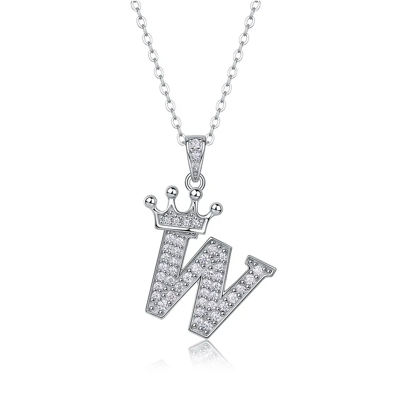 Initial Necklaces With Moissanite