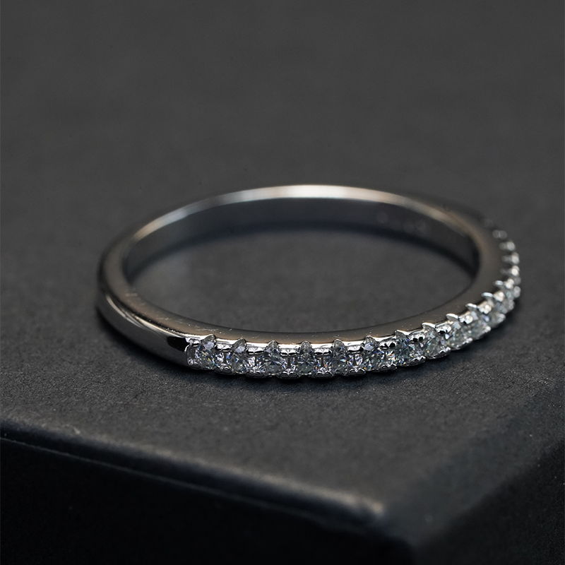 Moissanite Band Ring