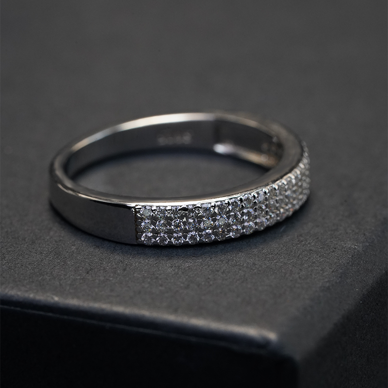 0.20 CT Moissanite Band Ring